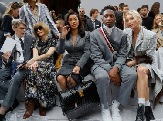 Elsa Hosk - Thom Browne SS 2020 at Paris Fashion Week 09/29/2019