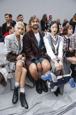 Elsa Hosk - Thom Browne SS 2020 at Paris Fashion Week 09/29/2019