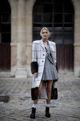 Elsa Hosk - Thom Browne SS 2020 at Paris Fashion Week 09/29/2019