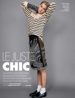 Elsa Hosk – ELLE France December 2018