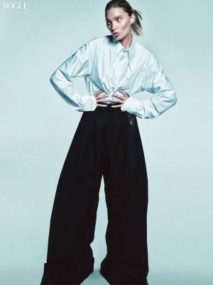Elsa Hosk ~ Vogue Scandinavia April  May 2025 by Yulia Gorbachenko