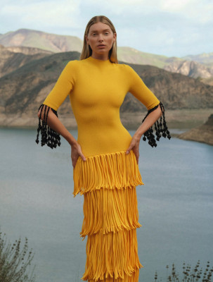 Elsa Hosk by Rami Hanna for ELLE DK (April 2022)