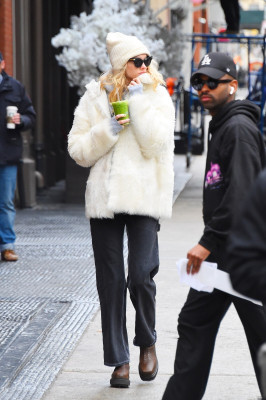Elsa Hosk is seen on January 27, 2020 in New York City