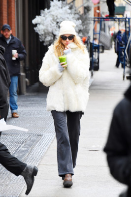 Elsa Hosk is seen on January 27, 2020 in New York City