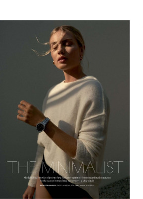 ELYSE KNOWLES in Marie Claire Magazine, Australia December 2019