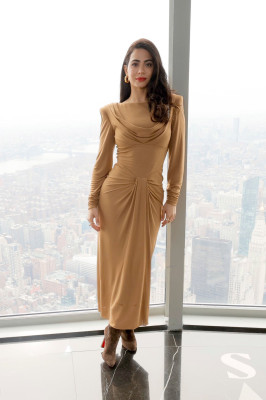 Emeraude Toubia-Visits The Empire State Building