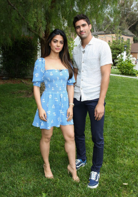 Emeraude Toubia-Visit Hallmark&#039;s &quot;Home &amp; Family&quot;