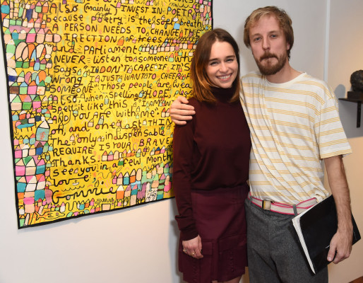 Emilia Clarke - Gommie Exhibition at Messums London 02/08/2020