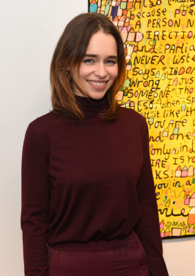 Emilia Clarke - Gommie Exhibition at Messums London 02/08/2020