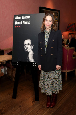 Emilia Clarke - Netflix Tastemaker Screening for &#039;Uncut Gems&#039; in London 12/11/19