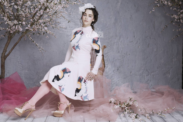 Emilia Clarke by Nino Munoz for Flare Magazine (2014)