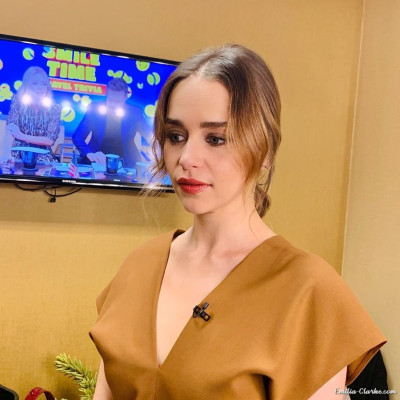 Emilia Clarke - Live with Kelly and Ryan in New York 10/30/2019