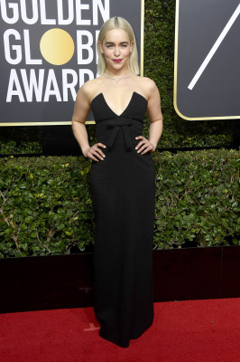 Emilia Clarke-Golden Globe Awards 2018 in Beverly Hills