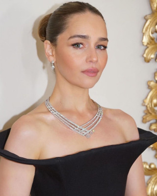Emilia Clarke – Chaumet Gala Dinner Portraits, June 2024
