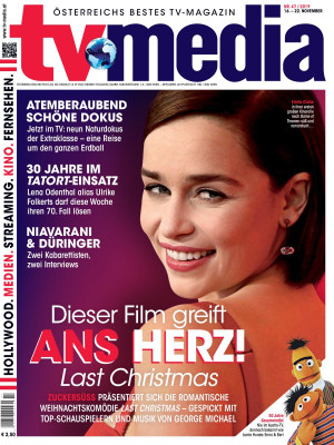 EMILIA CLARKE in TV Media, November 2019