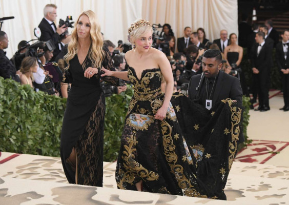 Emilia Clarke – 2018 MET Costume Institute Gala in NYC