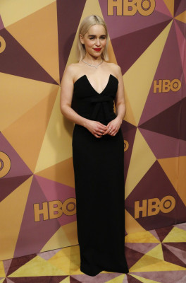 Emilia Clarke at HBOs Golden Globe Awards After-party in Los Angeles 01/07/2018