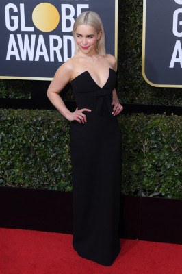 Emilia Clarke-Golden Globe Awards 2018 in Beverly Hills