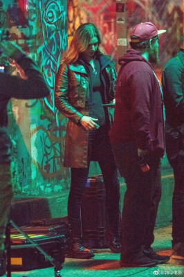 Emily VanCamp - &#039;The Falcon and the Winter Soldier&#039; On Set in Atlanta 01/10/2020