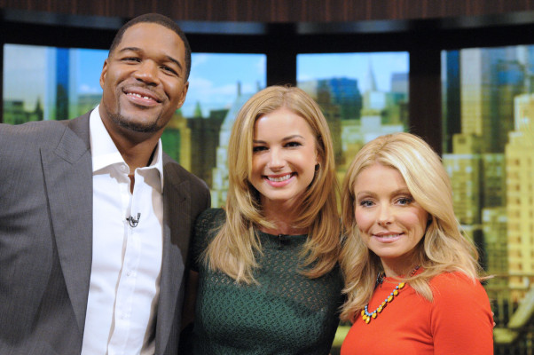 Emily VanCamp - Live with Kelly and Michael in New York 09/28/2012