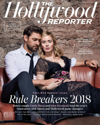 Emily Blunt and John Krasinski – The Hollywood Reporter, December 2018