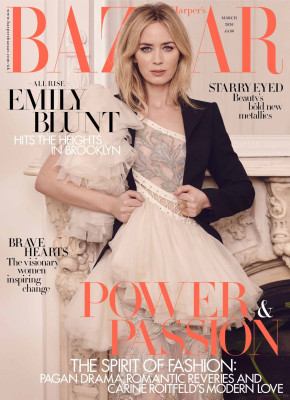 EMILY BLUNT in Harper’s Bazaar Magazine, UK March 2020
