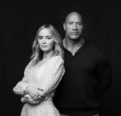 Emily Blunt &amp; Dwayne Johnson by Hiram Garcia // 2020 
