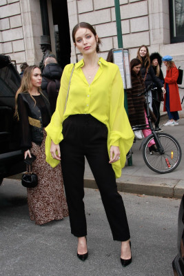 Emily DiDonato – Caroline Herrera Fashion Show, NYFW in NYC 