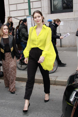 Emily DiDonato – Caroline Herrera Fashion Show, NYFW in NYC 