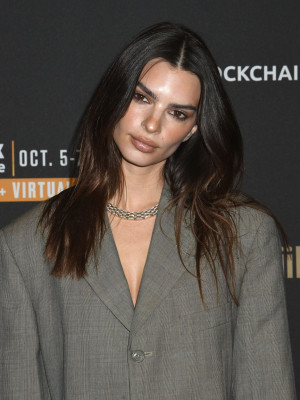 Emily Ratajkowski - CoinGeek BSV Blockchain NFT Cocktail Party 10/04/2021