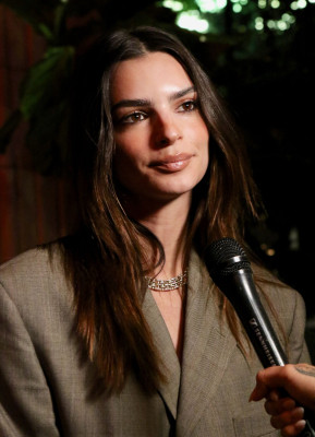 Emily Ratajkowski - CoinGeek BSV Blockchain NFT Cocktail Party 10/04/2021