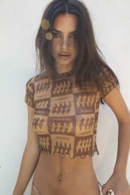 EMILY RATAJKOWSKI for Inamorata Women The Mesh Collection, April/May 2020