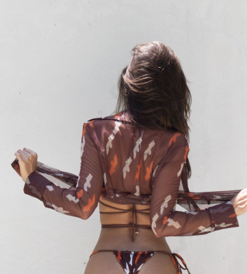 EMILY RATAJKOWSKI for Inamorata Women The Mesh Collection, April/May 2020