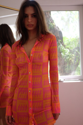 EMILY RATAJKOWSKI for Inamorata Women The Mesh Collection, April/May 2020