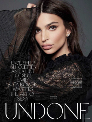 Emily Ratajkowski in Elle Magazine, Australia June/July 2018