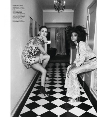 Kendall Jenner and Emily Ratajkowski – Vogue March 2019