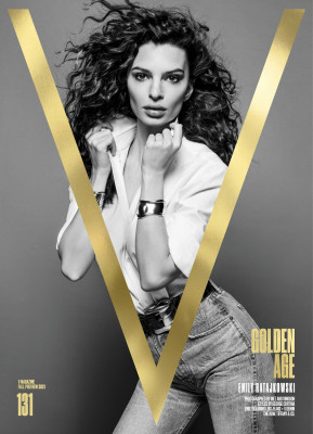 Emily Ratajkowski by Inez &amp; Vinoodh for V Magazine // 2021