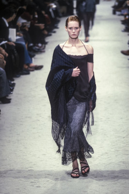 Emily Sandberg for Romeo Gigli spring 1999