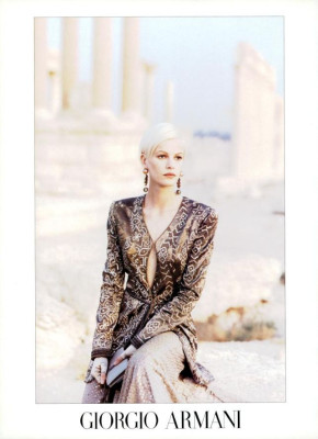 Emma Balfour & Mark Vanderloo ~ Giorgio Armani Spring/Summer 1994
