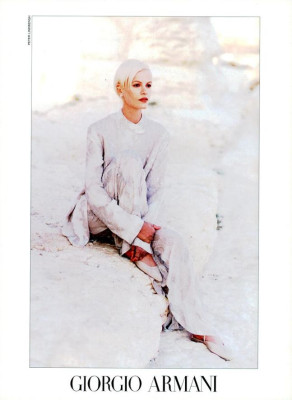 Emma Balfour & Mark Vanderloo ~ Giorgio Armani Spring/Summer 1994