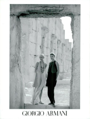 Emma Balfour & Mark Vanderloo & Daniela Pestova for Giorgio Armani 1994