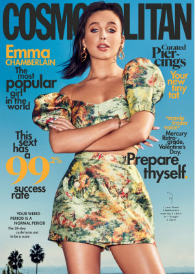 EMMA CHAMBERLAIN in Cosmopolitan Magazine, February 2020
