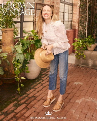 Emma Roberts for DSW Crown Vintage campaign