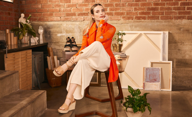 Emma Roberts for DSW Crown Vintage campaign