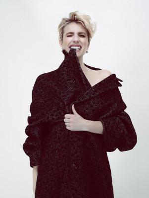 Emma Roberts for Grazia Magazine USA, December 2023