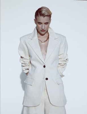 Emma Roberts for Grazia Magazine USA, December 2023