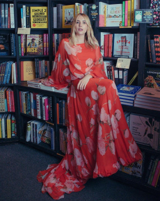 Emma Roberts by Franck Roberts for Valentino x Belletrist Campaign // 2021