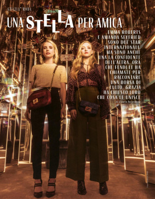 Emma Roberts and Amanda Seyfried – Grazia Magazine Italy 06/06/2019 Issue