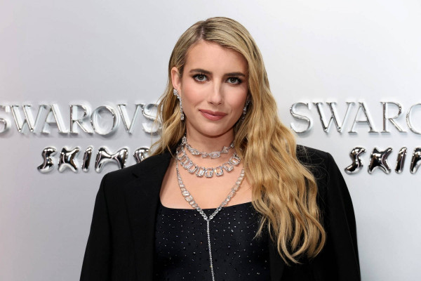 Emma Roberts at Swarovski x SKIMS Event in New York 11/07/23