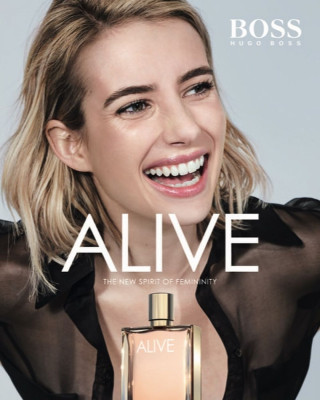 EMMA ROBERTS for Hugo Boss Alive, 2020